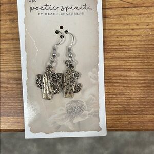 Poetic Spirit Cactus Earrings